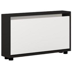 cumpără Raft pentru încălțăminte Mobildor-Lux Leo Slim 50x16x47H cm Anthracite/White în Chișinău 