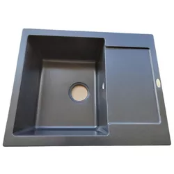 cumpără Chiuvetă bucătărie Tornado SOFIA 620*500 Obsidian în Chișinău 