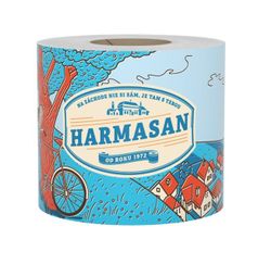 Туалетная бумага Harmasan 1 слой 50м