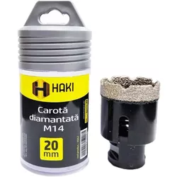 cumpără Set de tubulare, bite, duze Haki Carotă diamantată 4658 M14 Ø20mm în Chișinău 