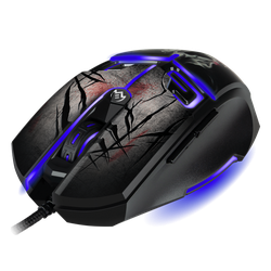 Gaming Mouse SVEN RX-G805, 500-8000 dpi, 6 buttons, Programmable, RGB, Backlight, Black, USB