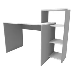 купить Офисный стол Smartex M2 130cm Белый/Графит в Кишинёве 