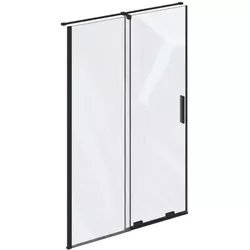 купить Перегородка для душевой кабины Ravak Shower door Roll 100x195 Black transparent RODP2-100 (X08VA0300Z1) в Кишинёве 