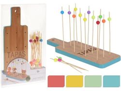 Set tocatoare EH "Tapas" 24Х8cm si 15 betisoare pentru aperitive