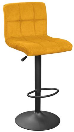 купить Барный стул Deco SB-044 Velvet Dark Curry(Mustar)+Black Leg в Кишинёве 