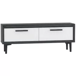 купить Тумба напольная для TV Trendy Leni Antracit, Alb (GTR000361) в Кишинёве 