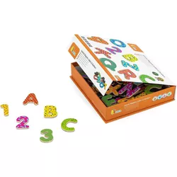 купить Игрушка Viga 59429 Colorful Magnetic Letters Numbers 77 pcs в Кишинёве 