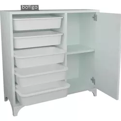 купить Шкаф детский Bofigo Коробка для игрушек 770x300x785mm, White (12-02-01) в Кишинёве 