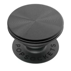 cumpără Accesoriu pentru aparat mobil PopSockets BACKSPIN ALUMINIUM BLACK original 801262 în Chișinău 