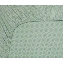 купить Постельное белье Pip Studio 329695 Cross Stitch Fitted Sheet 180x200 h35 Light Green в Кишинёве 