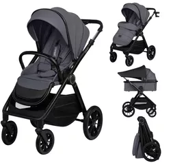 купить Детская коляска Lionelo Carucior 2in1 Layla Grey Stone в Кишинёве 
