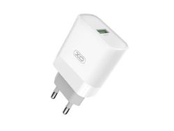 Wall Charger XO, 1USB, Q.C3.0 15W, L63, White