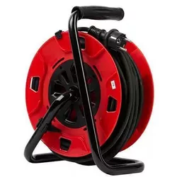 cumpără Prelungitor electric Profmet 213124 cu tambur_3х1,5mm 25m cu impamantare si protectie termica, IP44 în Chișinău 