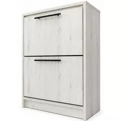 купить Полка для обуви Mashtab 12440 Soria cu 2 sertare (640x290x830) Stejar Alb в Кишинёве 