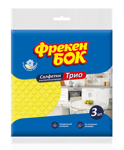 Lavete celuloză Freken Bok Trio, 3 buc.