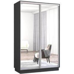 купить Шкаф Mobildor-Lux Fox uși glisante din oglinzi (160x60x200H cm) Anthracite в Кишинёве 