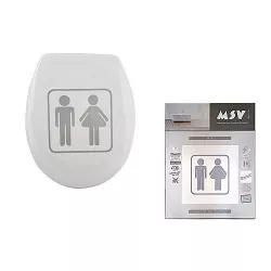 купить Сиденье для унитаза MSV 49176 H/M MDF в Кишинёве 