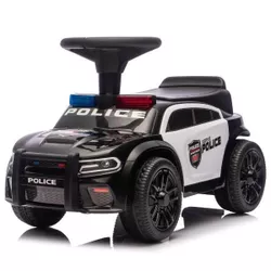 cumpără Tolocar Kids car 8410063 Black "Police Ride-On Car" pentru copii, cu volan muzical în Chișinău 