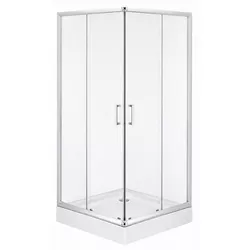 cumpără Cabină de duș MPN 8126E, 900X900X1940, cada joasa, forma patrata, sticla fumurie în Chișinău 