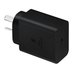 Original Sam. EP-T4510, Fast Travel Charger Compact 45W PD (w/o cable), Black