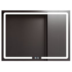 купить Зеркало для ванной Bayro Prisma 1000x800 LED touch c подогревом в Кишинёве 