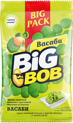 Арахис в оболочке со вкусом васаби Big Bob (90г)