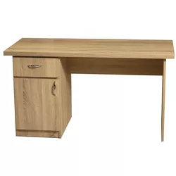 купить Офисный стол Mashtab 9361 Masa Director (1400x650x750) Sonoma в Кишинёве 