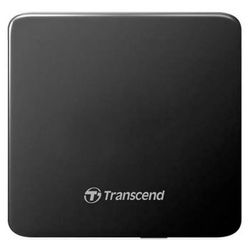 External Portable Slim 8x DVD-RW Drive  Transcend "TS8XDVDS", Black, (USB2.0), Retail