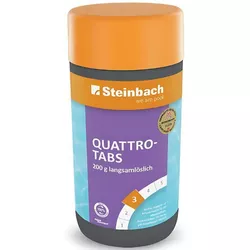 купить Химия для бассейна Steinbach 752601 Tablete multifuncționale de clor 200 g Quattro tabs, treapta 3, ambalaj 1 kg в Кишинёве 