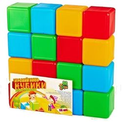 cumpără Jucărie M-Toys 13017 Cuburi Colorate 16 buc. în Chișinău 