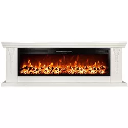 cumpără Șemineu electric ArtFlame Pandora & Tanzania, 600x1700x270 mm, Alb în Chișinău 