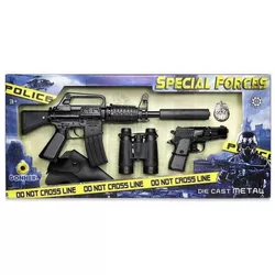 купить Игрушечное оружие Gonher 446/6 Set de politie 446/6: Pusca si pistol (8 gloante), 44064 в Кишинёве 