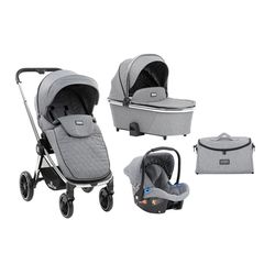 Carucior 3 in 1 Kikka Boo Vicenza Premium, gri