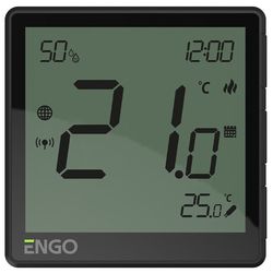 купить Термостат ENGO Controls EONE-230B prin internet ZigBee, 230V, black в Кишинёве 