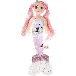 купить Мягкая игрушка TY TY02500 CORA foil pink mermaid 27 cm в Кишинёве 