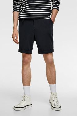 Шорты ZARA Темно синий zara 8574/460/401