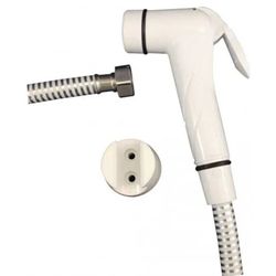 купить Смеситель для биде Hydro S Evolution Alb, duș igienic cu furtun și suport (0103180) в Кишинёве 