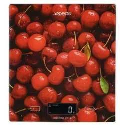 cumpără Cântar de bucătărie Ardesto SCK-893CHERRY, 5кг, стекло, многоцветный în Chișinău 
