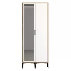 cumpără Dulap Trendy Kumsal RS-Nuc, Alb în Chișinău 