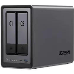 cumpără Dispozitiv stocare rețea NAS Ugreen 25369 Network Attached Storage DXP2800 2-Bay (Diskless) EU, Black în Chișinău 