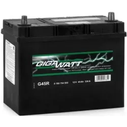 купить Автомобильный аккумулятор Gigawatt 45AH 330A(JIS) (238x129x227) S4 020 тонкая клема (0185754555) в Кишинёве 