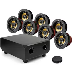 купить Колонки Hi-Fi LitheAudio 7.1 Wireless In-Ceiling Surround Sound Cinema Kit With WiSA SoundSend (B-PRO-W-71SS) в Кишинёве 