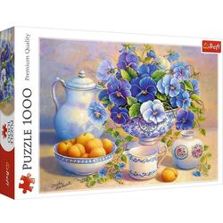 купить Головоломка Trefl 10466 Puzzles - 1000 - Blue bouquet в Кишинёве 