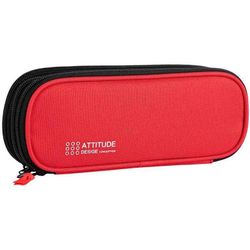 cumpără Penar școlar Deli DLBC214-RD Attitude, 23x5.5x9 см, красный în Chișinău 