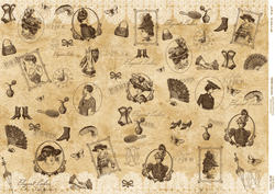 Carte Decoupage, 29,7x42cm A3