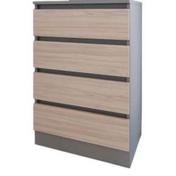 купить Комод Smartex (16037) Т1 70cm Grafit+Stejar Deschis в Кишинёве 