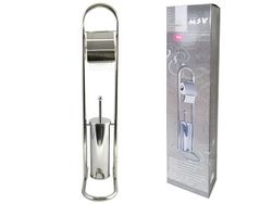 Щетка WC с подставкой и держатель для бумаги MSV 80cm, нерж