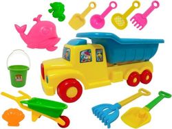 Set de jucarii pentru nisip in masina 12buc, 50X20cm
