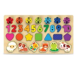 купить Сортер Kids Hits KH20/027 Деревянный сортер First Lessons в Кишинёве 