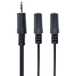 Audio spliter cable 5.0m 3.5mm 3pin plug to 3.5 mm stereo + mic sockets, Cablexpert CCA-415